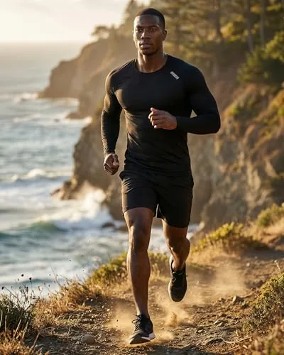 DRSKIN Long Sleeve Compression Shirts 4 Pack